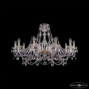 Подвесная люстра Bohemia Ivele Crystal 1411/10/360 G