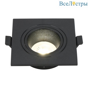 Встраиваемый светильник General GCL-MR16-SQ-BLACK 661283