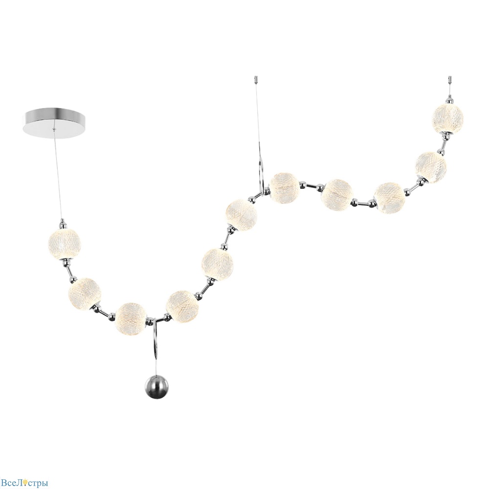 подвесная люстра delight collection elliot diamante md20001012-11a chrome