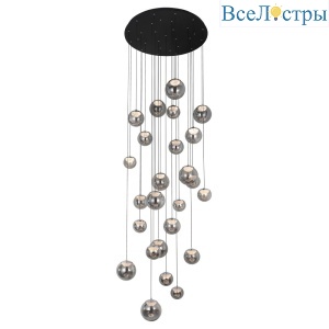 Каскадная люстра Modelux ML.2338.25 BK-CR