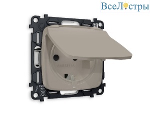 Комплект механизма розетки Ambrella Volt Omega MO368010