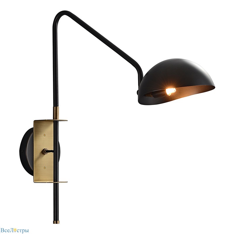бра delight wall lamp mt9049-1wb black/bronze