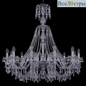 Подвесная люстра Bohemia Ivele 1410/12/360/XL-97 Ni V0300