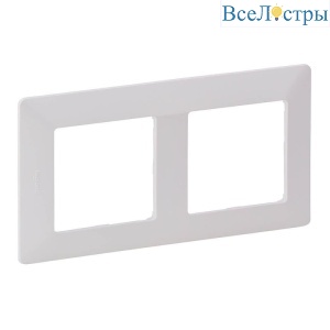 Рамка 2-постовая Legrand Valena Life Белая 754002