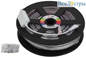 Светодиодная лента Эра 220В 5050 7,2Вт/м RGB 20м IP67 LS5050-7,2-30-220-RGB-IP67-20m Б0043096