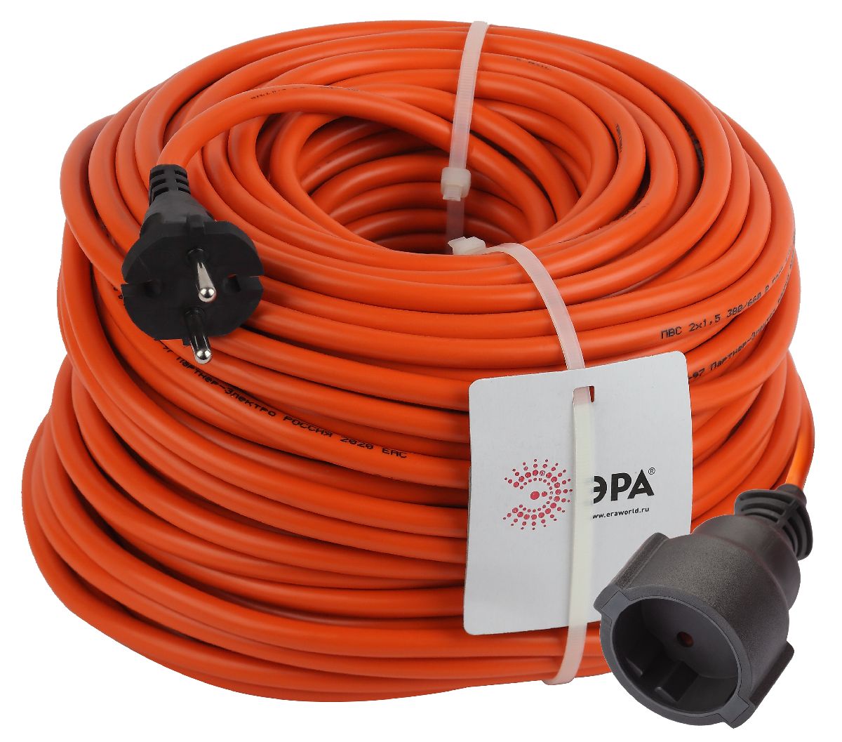 удлинитель силовой эра upx-1-2x1.5-50m б0046809