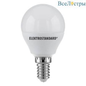 Лампа светодиодная Elektrostandard E14 7W 6500K матовая a049019
