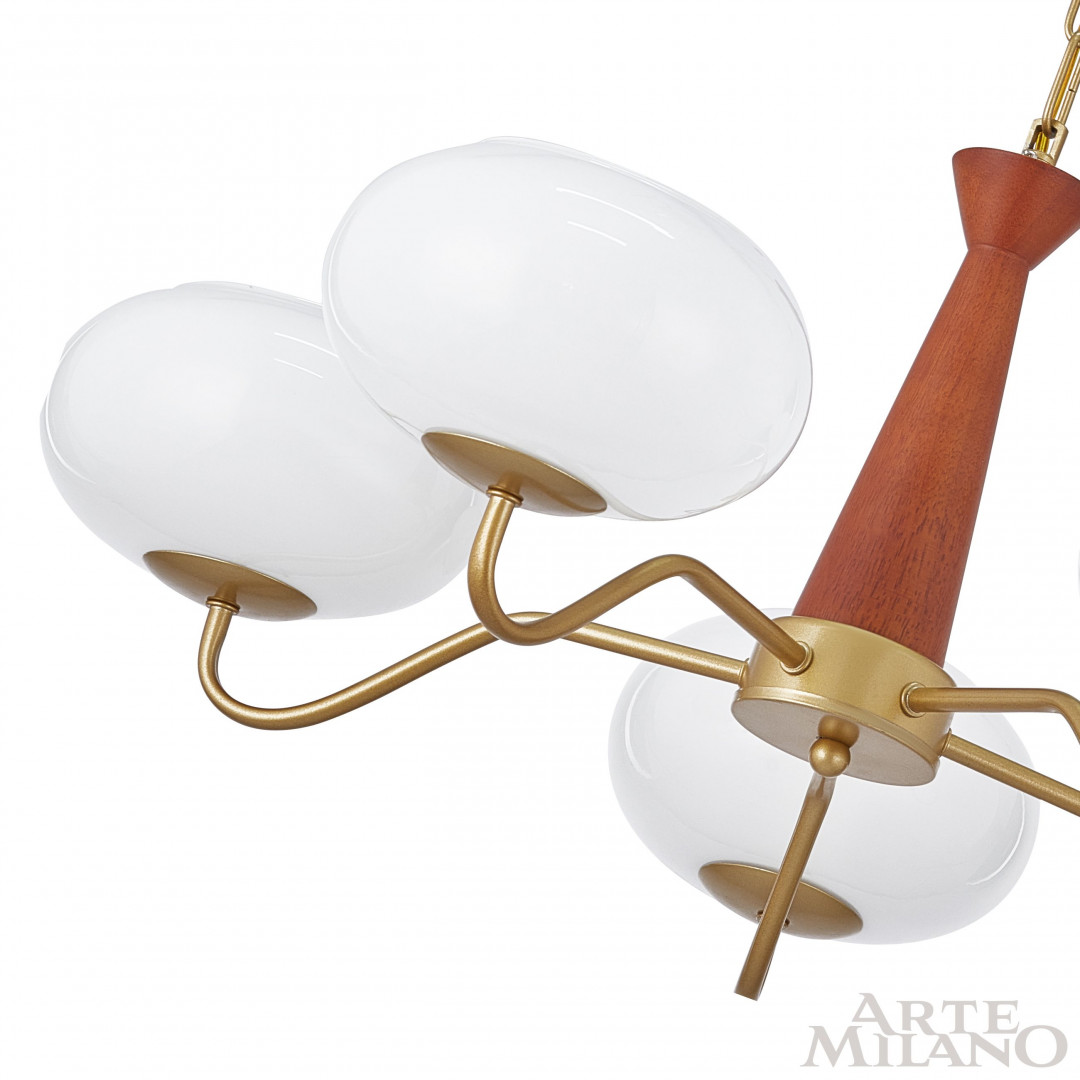 подвесная люстра arte milano napoli 310166/d680/5 bs/wd