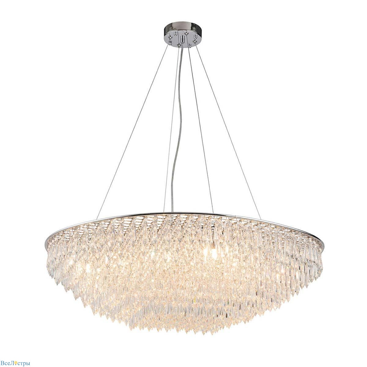 подвесная люстра indigo intrigo 12028/12p chrome v000369