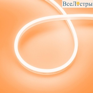 Гибкий неон Arligh 10W/m 120LED/m 2835SMD красный 5M AURORA-PS-A120-12x6mm 24V Amber 036683