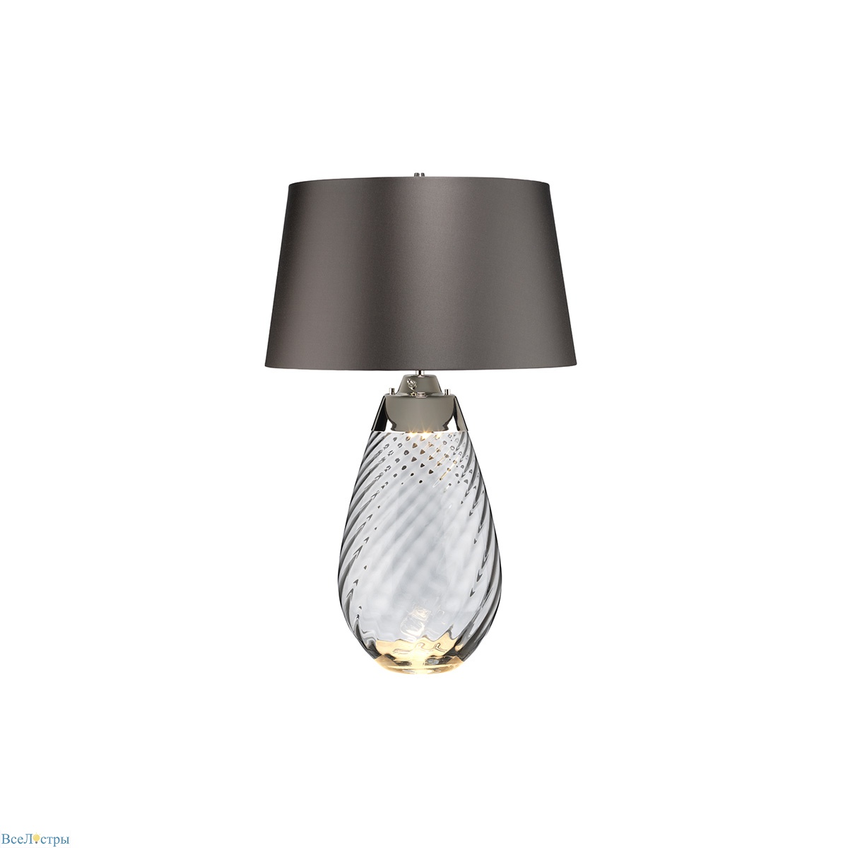 настольная лампа elstead lighting lena large lena-tl-l-smoke