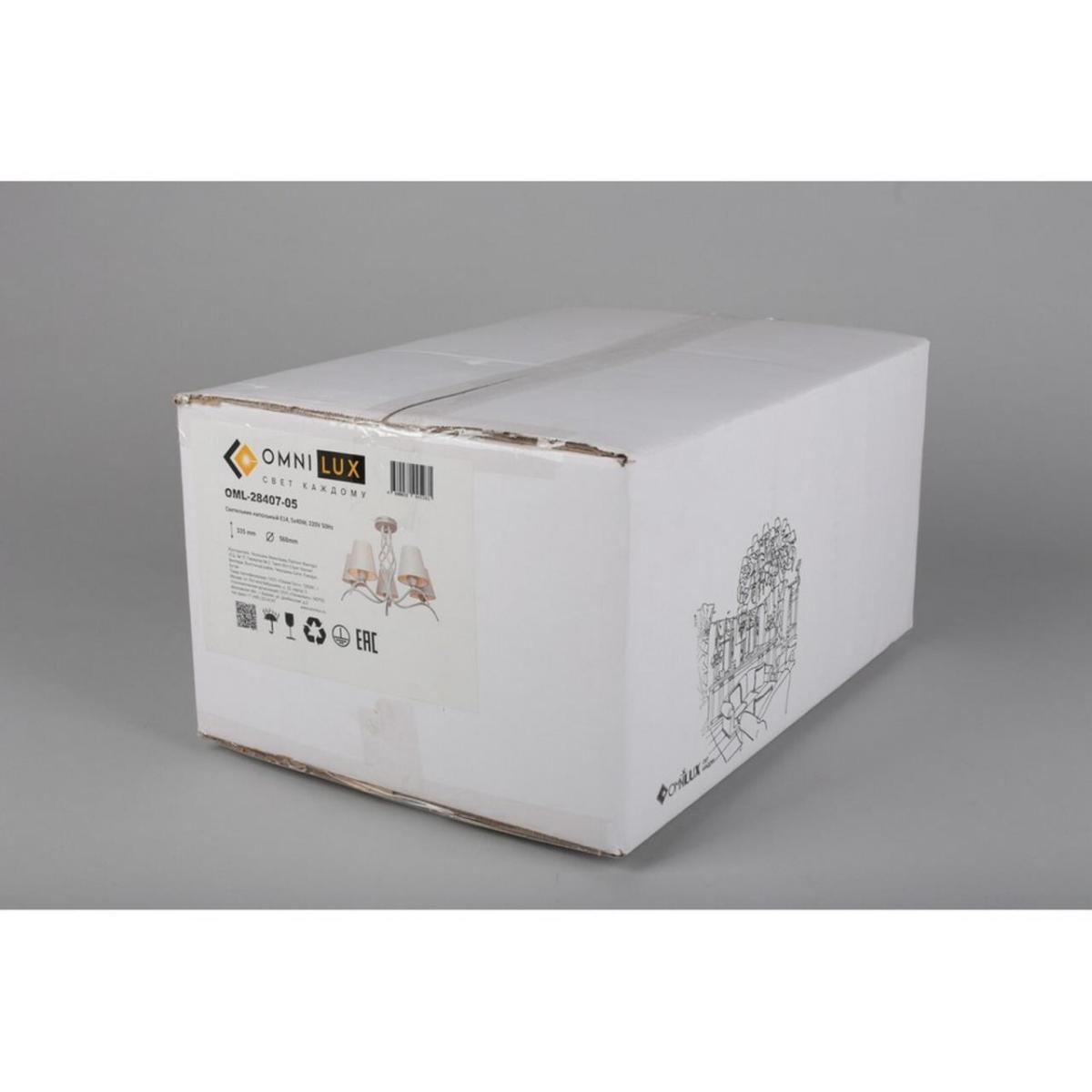 потолочная люстра omnilux ugento oml-28407-05