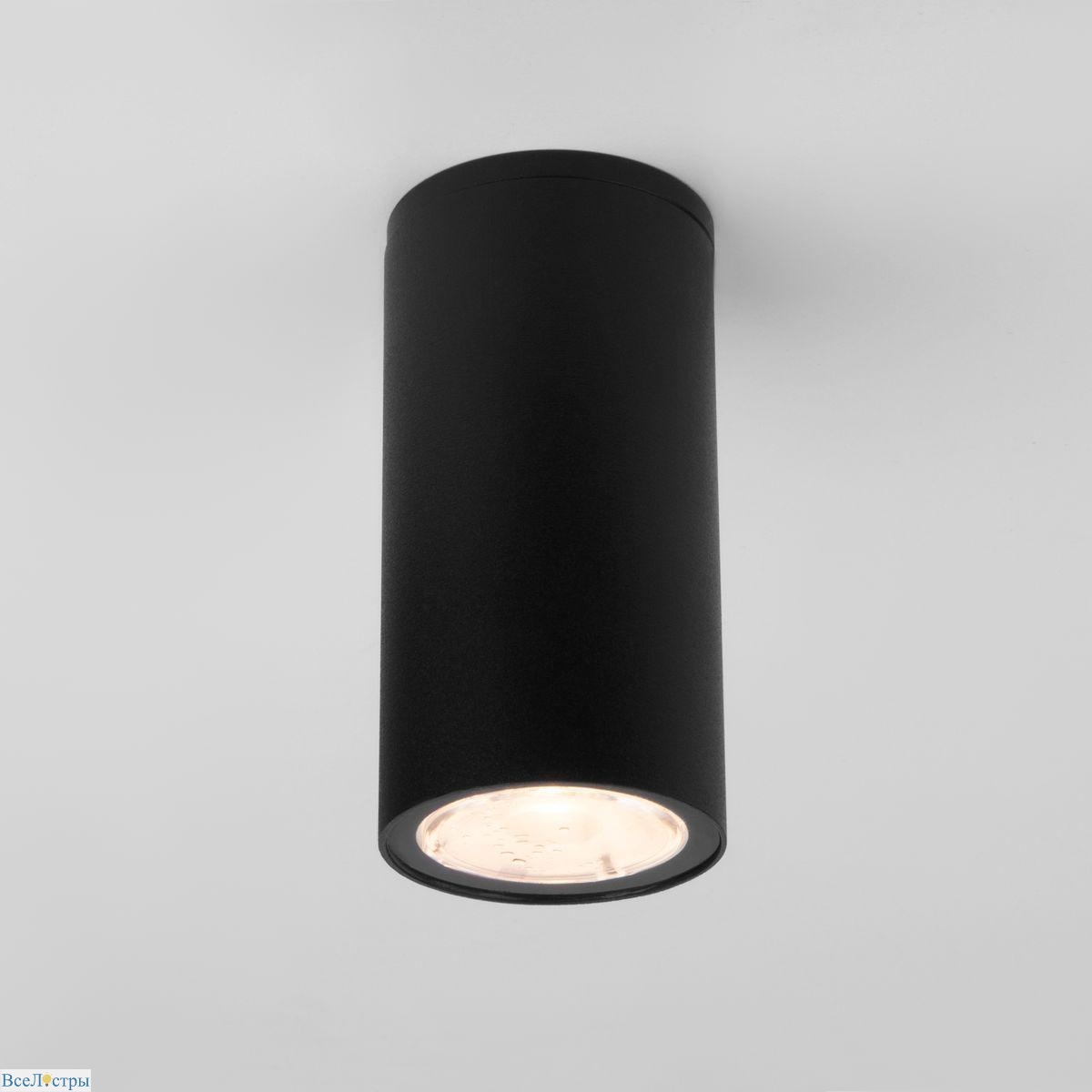 уличный светодиодный светильник elektrostandard light 35129/h черный 4690389176562