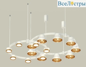 Комплект подвесного светильника Ambrella Light Techno Ring XR92081110 (A9208x2, C9241, C9236, N8144, N8124)