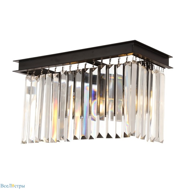 настенный светильник delight collection 1920s odeon kr0387w-2a black/clear