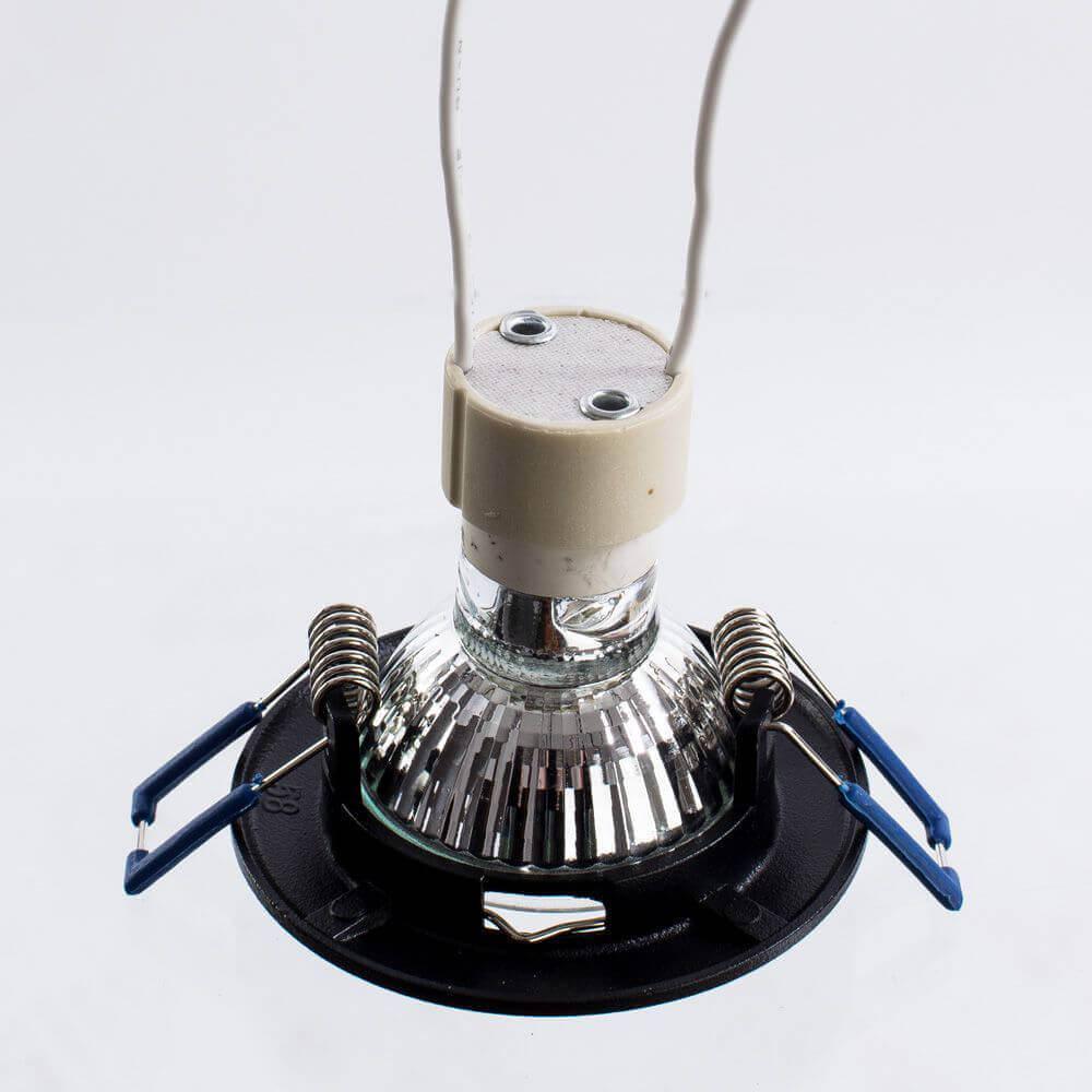 встраиваемый светильник arte lamp basic a2103pl-1bk