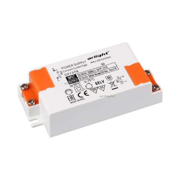 блок питания arlight arj-ke42500a (21w, 500ma, pfc) 021378