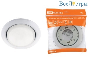Встраиваемый светильник TDM Electric СВ 01-06 SQ0359-0057