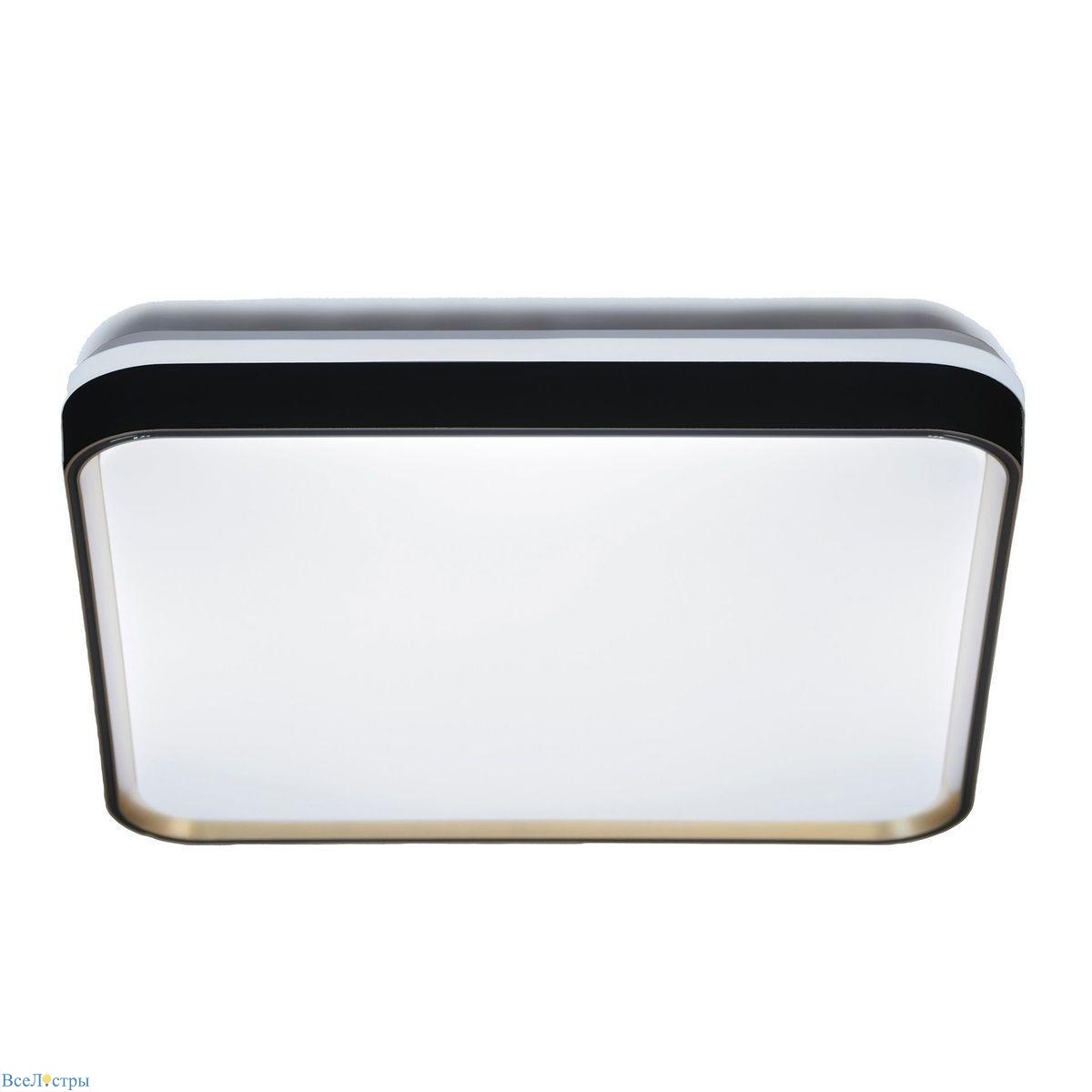 потолочный светодиодный светильник lumina deco paneli ldc 8061-450 bk
