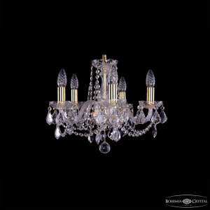 Подвесная люстра Bohemia Ivele Crystal 1402/5/141 G Leafs