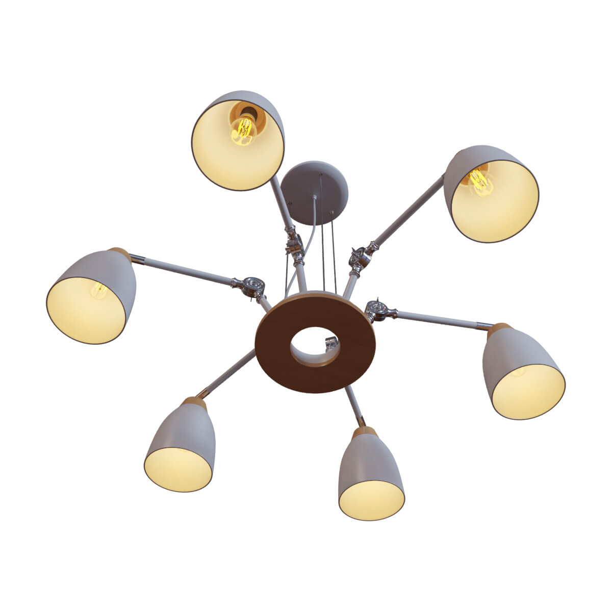подвесная люстра loft it watchman loft4402/6wh
