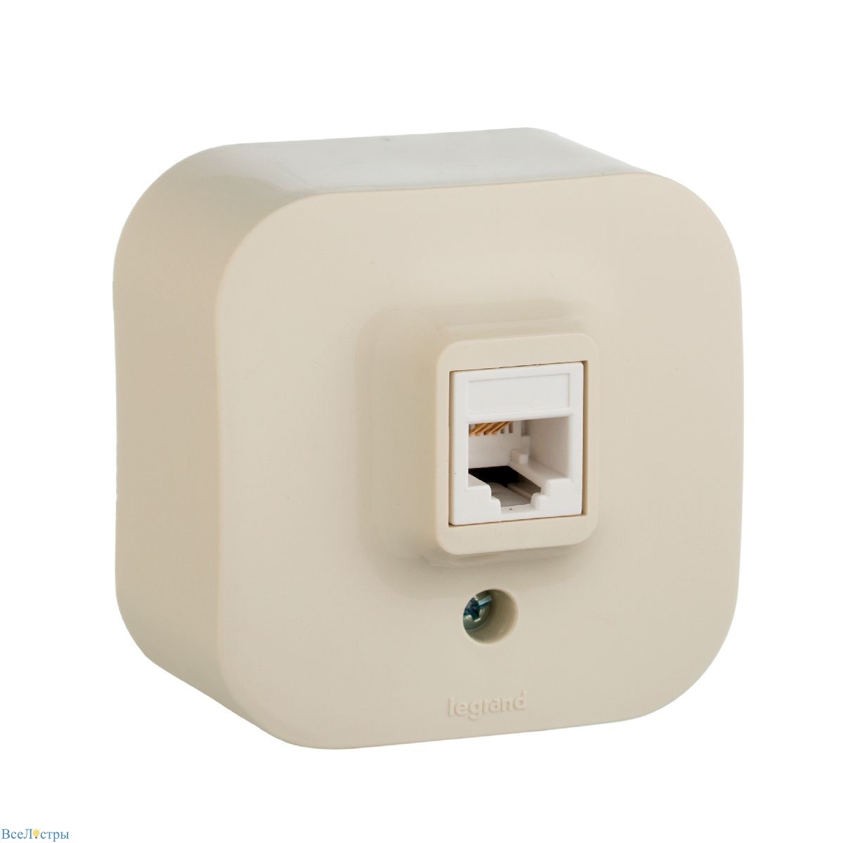 розетка компьютерная rj45 legrand quteo 782254