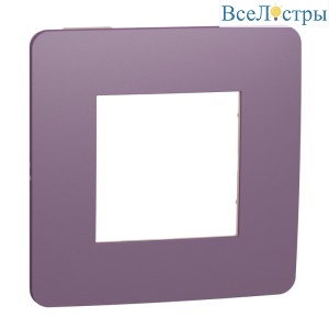 Рамка 1-постовая Schneider Electric Unica New NU280215