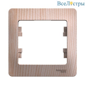 Рамка 1-ая Systeme Electric Glossa Сосна GSL001501