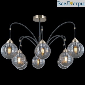 Люстра на штанге Illumico IL0433-8PSQ-79 BK AB