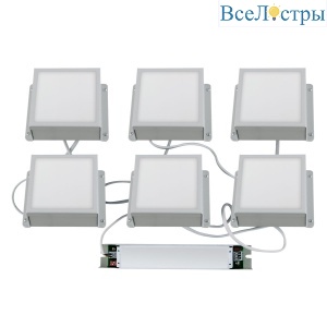 Встраиваемый светильник Uniel ULP-1010-42W/4000K IP54 GRILYATO OPAL WHITE KIT06 UL-00012835