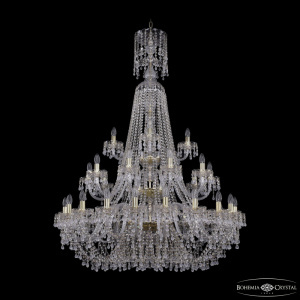 Подвесная люстра Bohemia Ivele Crystal 1410/20+10+5/400/XL-158/3d G V0300