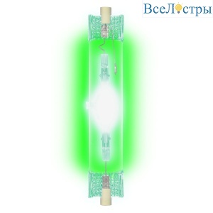 Лампа металлогалогенная линейная (03802) Uniel R7s 150W прозрачная MH-DE-150/GREEN/R7s