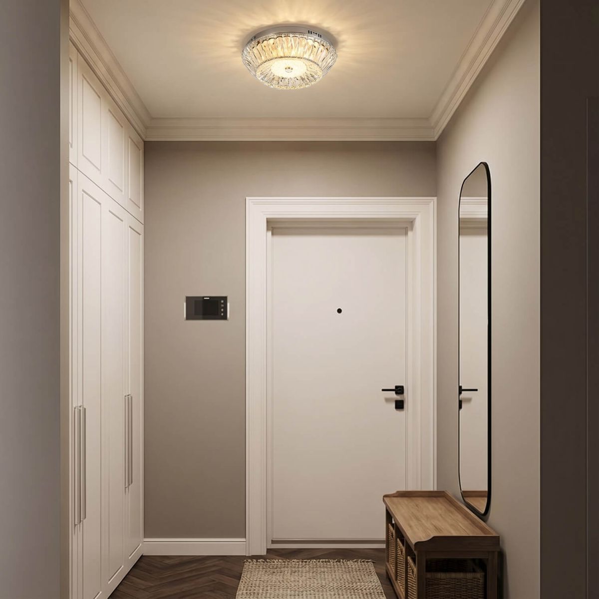 потолочный cветильник led4u l1190-400 cr