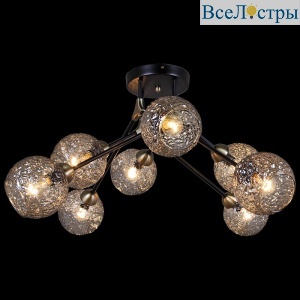 Люстра на штанге Illumico IL0264-8CSQ-79 BK AB