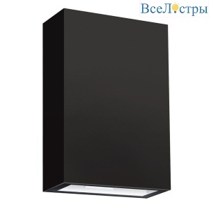 Уличный настенный светодиодный светильник Arte Lamp Algol A2750AL-2BK