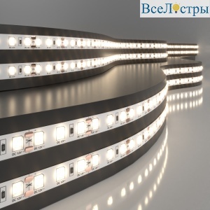 Светодиодная лента Elektrostandard 12V 9,6W 120Led 2835 IP20 теплый белый, 5м 4690389154829