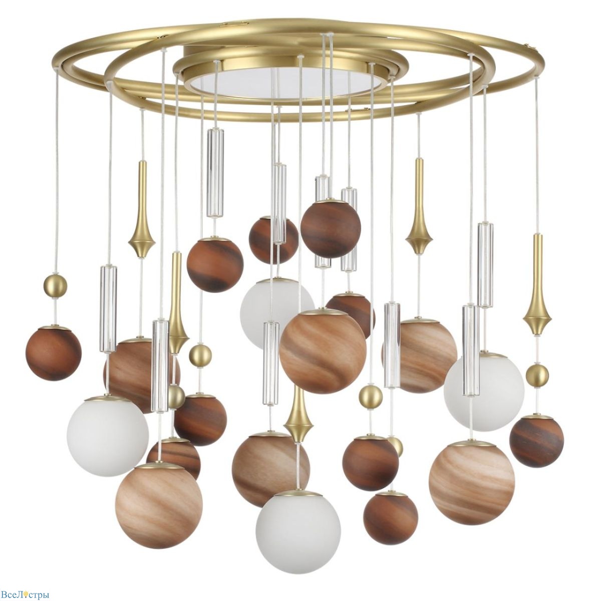 подвесная люстра odeon light modern callisto 5457/21c
