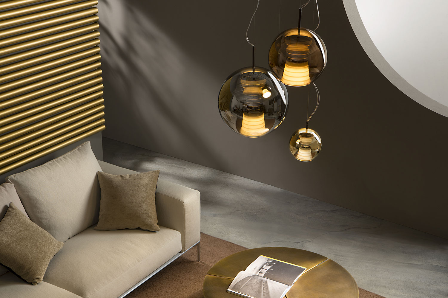 подвесной светильник beluga royal led d30 gold
