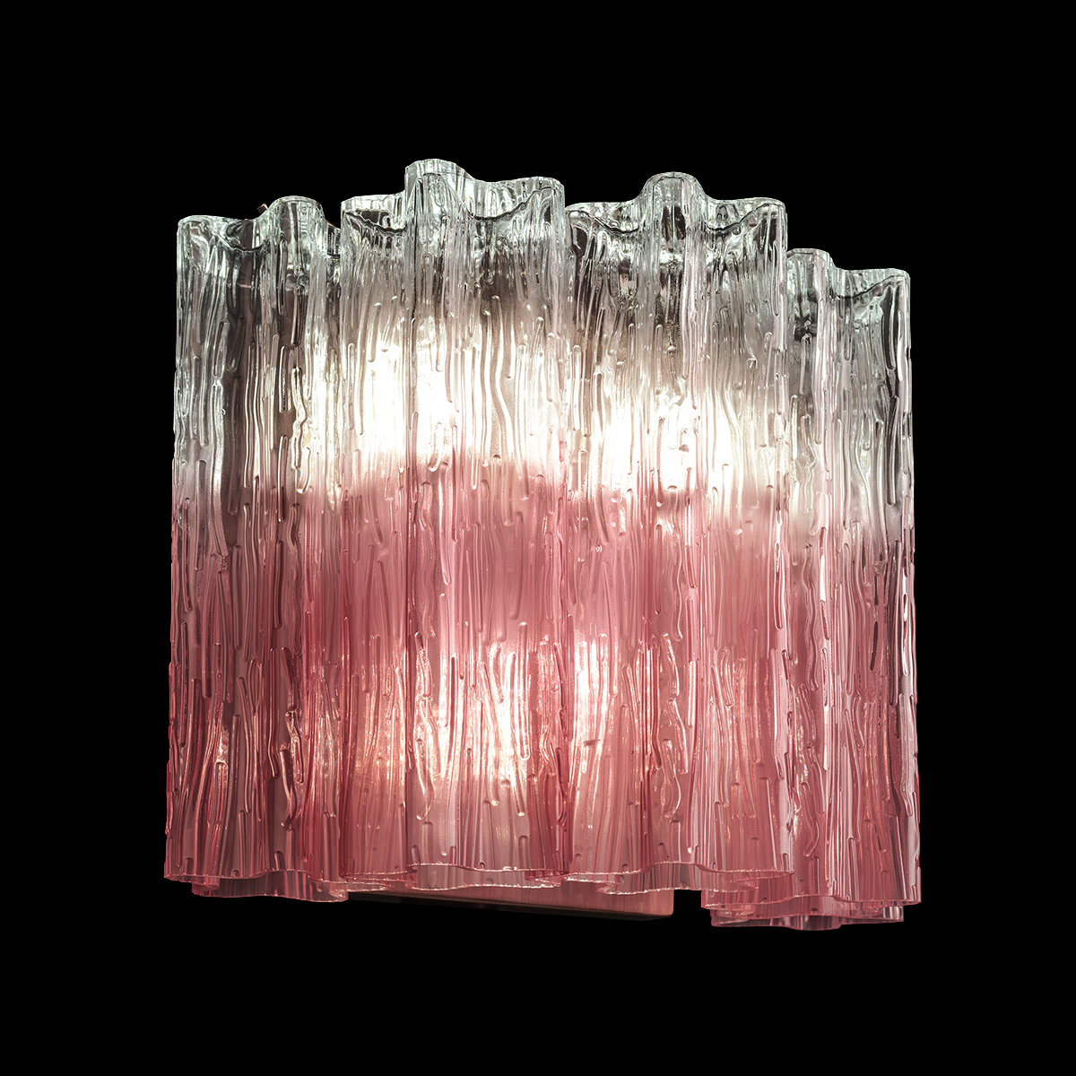 настенный светильник loft it murano 10580w clear pink