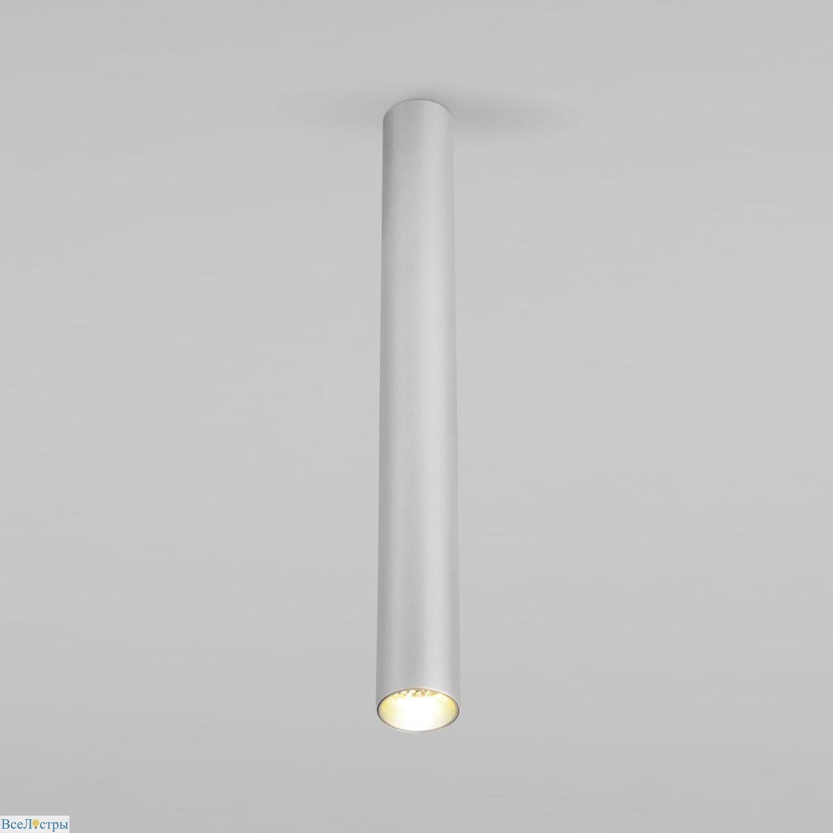потолочный светодиодный светильник elektrostandard pika 25030/led серебро a061121