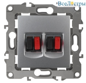 Розетка аудио двойная Эра 12-3112-03 Б0027463