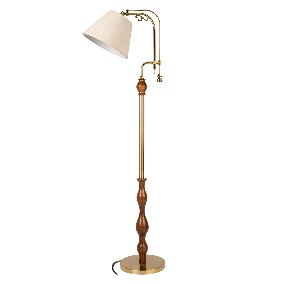 торшер loft it elaine 10569f dark wood
