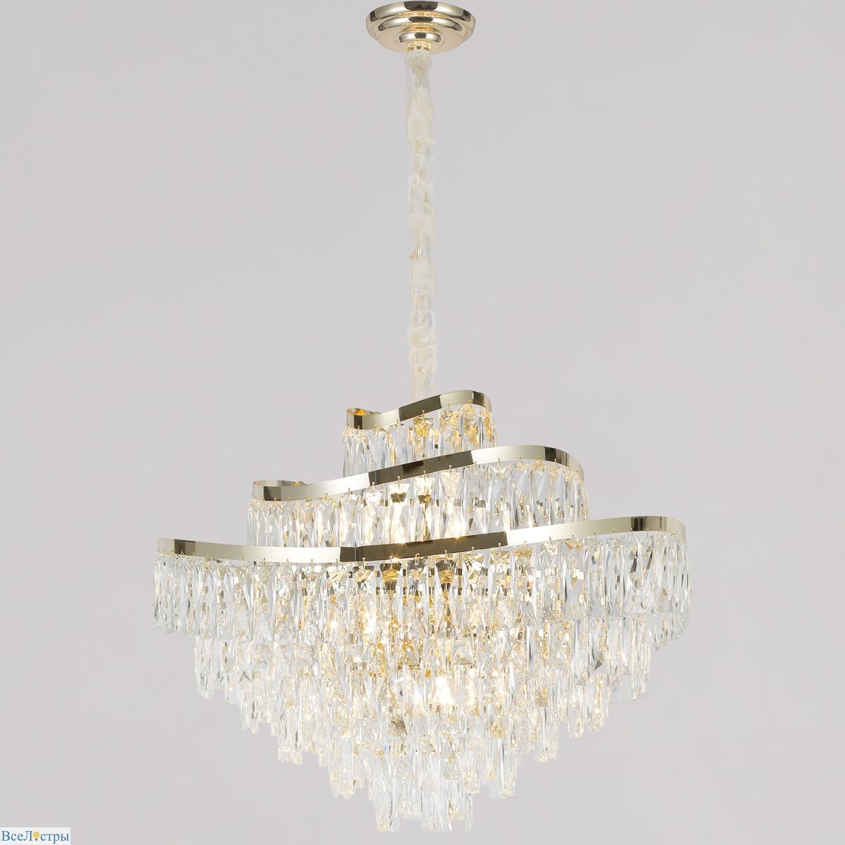 подвесная люстра illumico il5083-550pzf-25 gd elite