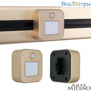 Трековый светильник Arte Milano Am-track-sockets 380022TLS/LWS Gold