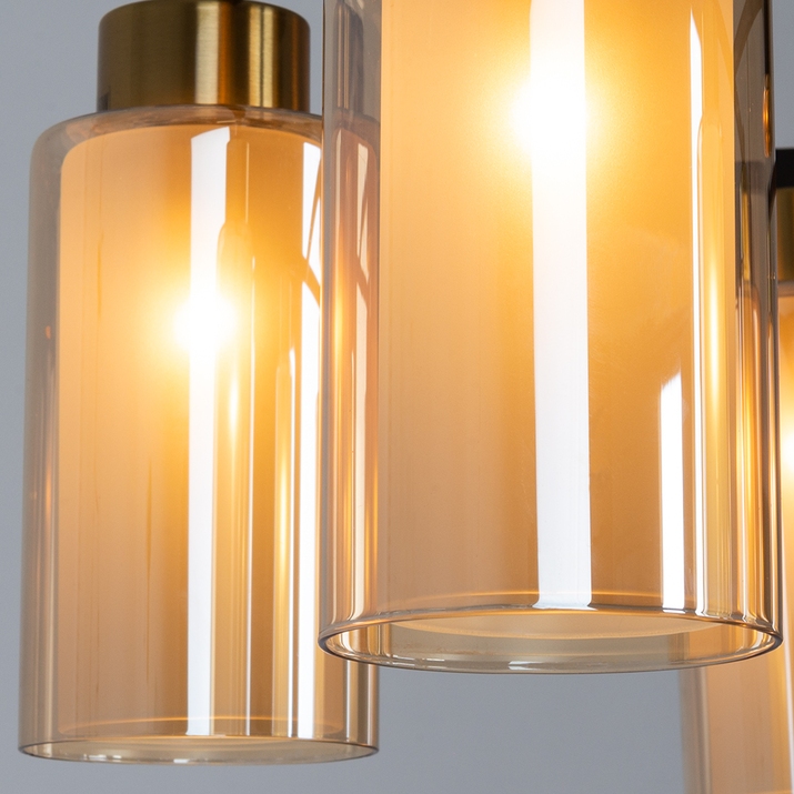 потолочная люстра arte lamp leo a7027pl-6bk