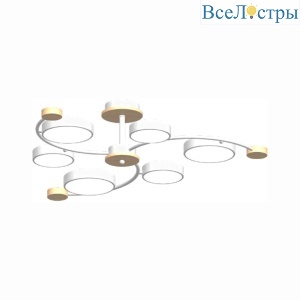 Люстра на штанге LED4U L3207-840 WH