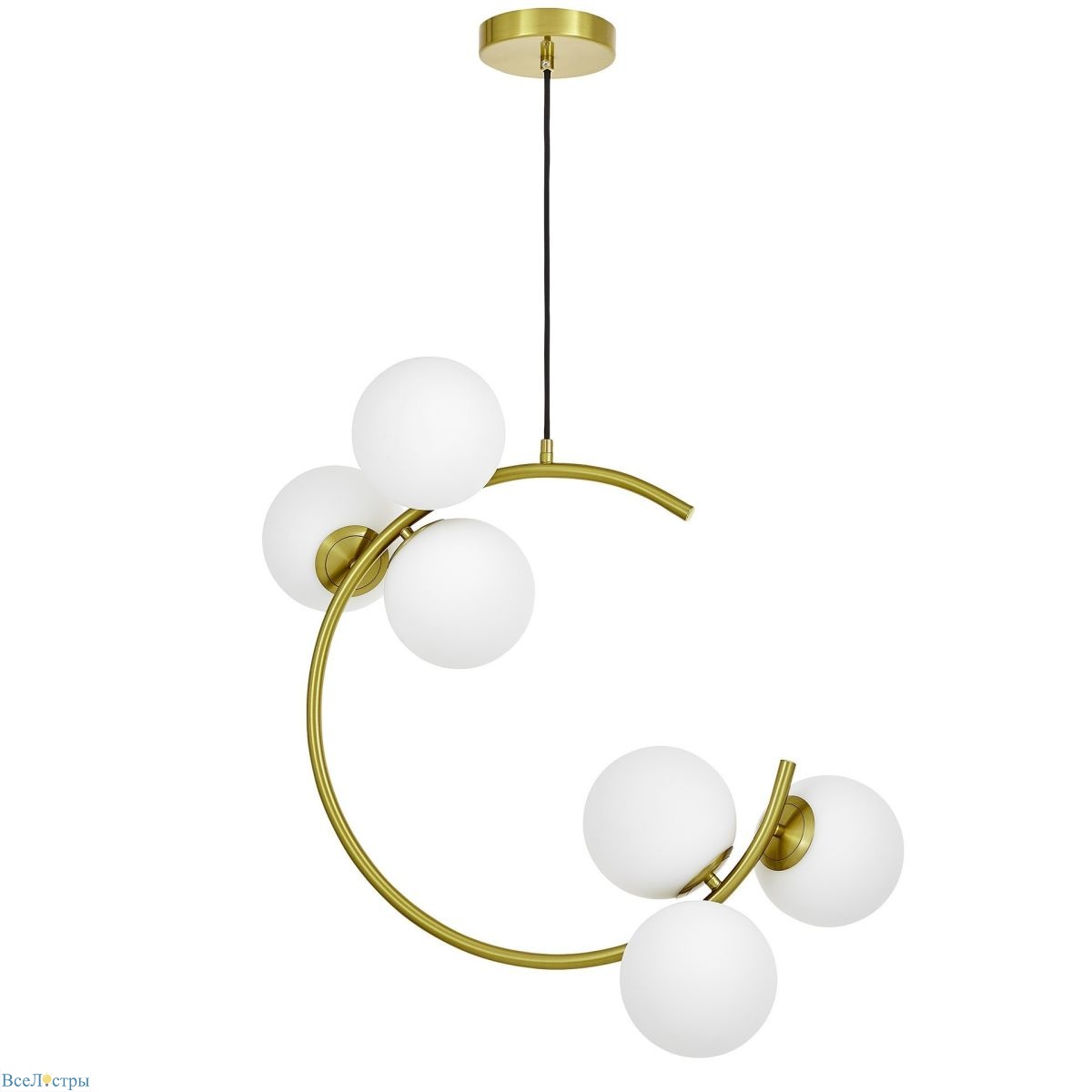 подвесная люстра lumina deco bonio ldp 7031-6 md