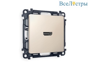 Комплект механизма розетки HDMI 2.0 40V/500mA 2.0GHz 5-18Gbit/s Ambrella Volt Alfa MA334010
