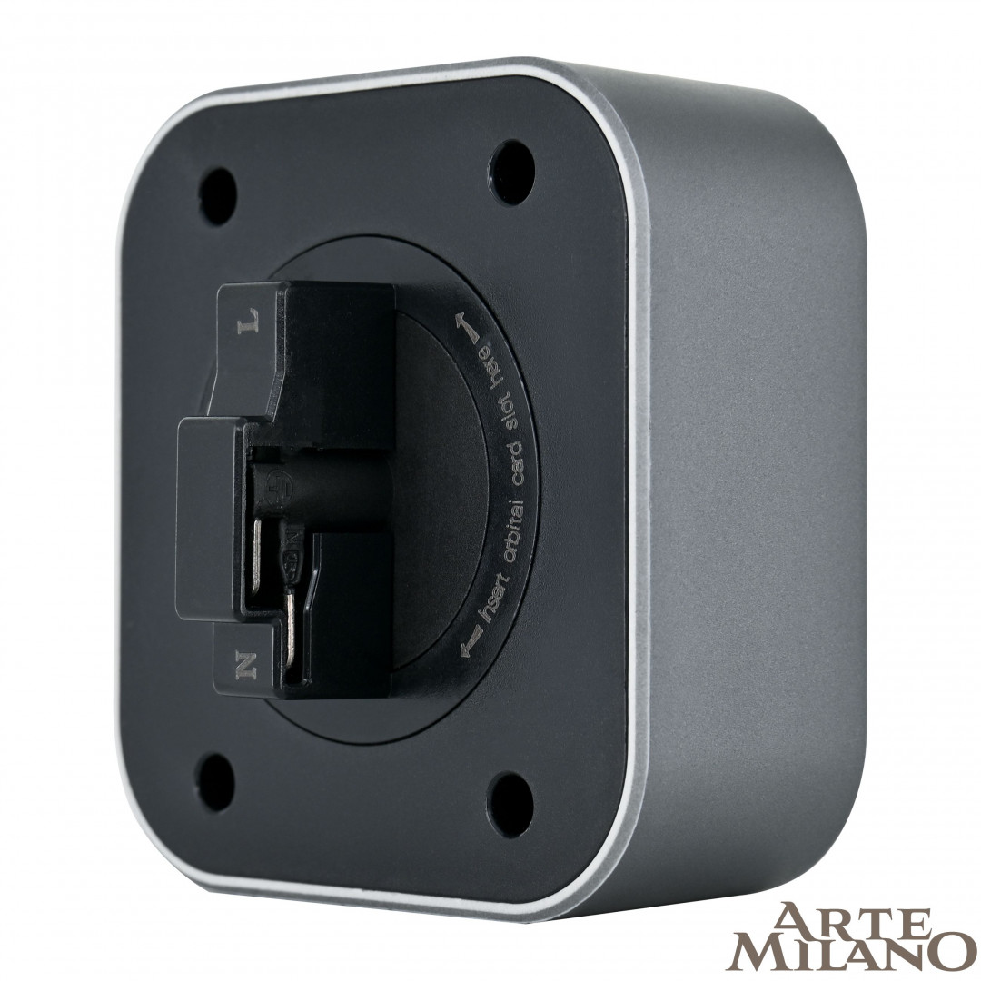 трековый светильник arte milano am-track-sockets 380022tls/lws grey