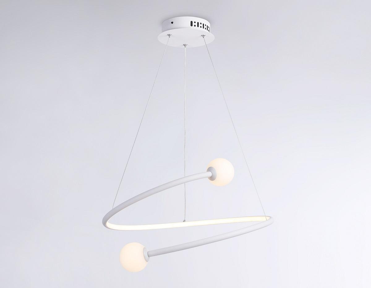 подвесной светодиодный светильник ambrella light comfort linetech fl66291